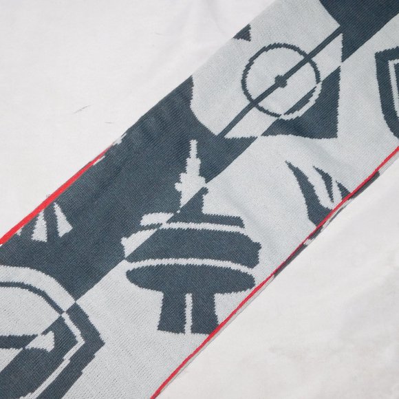 Toronto FC Soccer 2022 Membership Scarf ALL FOR ONE Red Gray - Picture 6 of 6